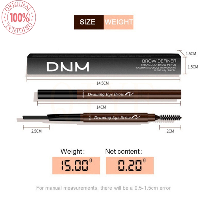 Chì kẻ mày dạng vặn có đầu cọ chải với 7 màu lựa chọn | BigBuy360 - bigbuy360.vn