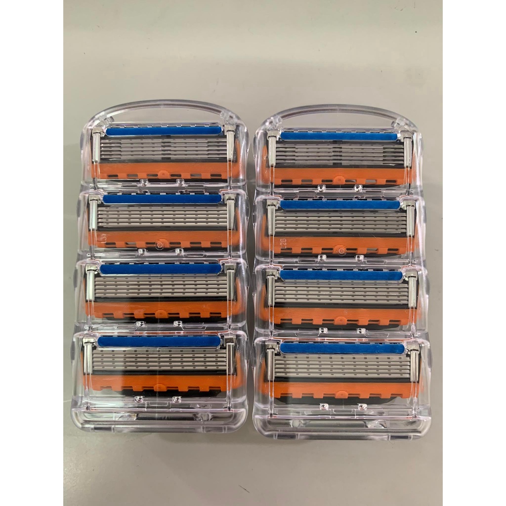 Hộp 8 lưỡi thay thế Dao cạo râu Gillette Fusion 5+1 Nhật Bản