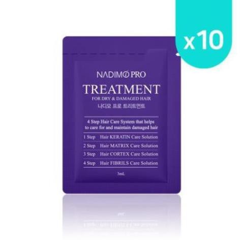 Dầu xả tóc NADIMO Pro Treatment 3mL Mini Pouch ( 10 Gói )