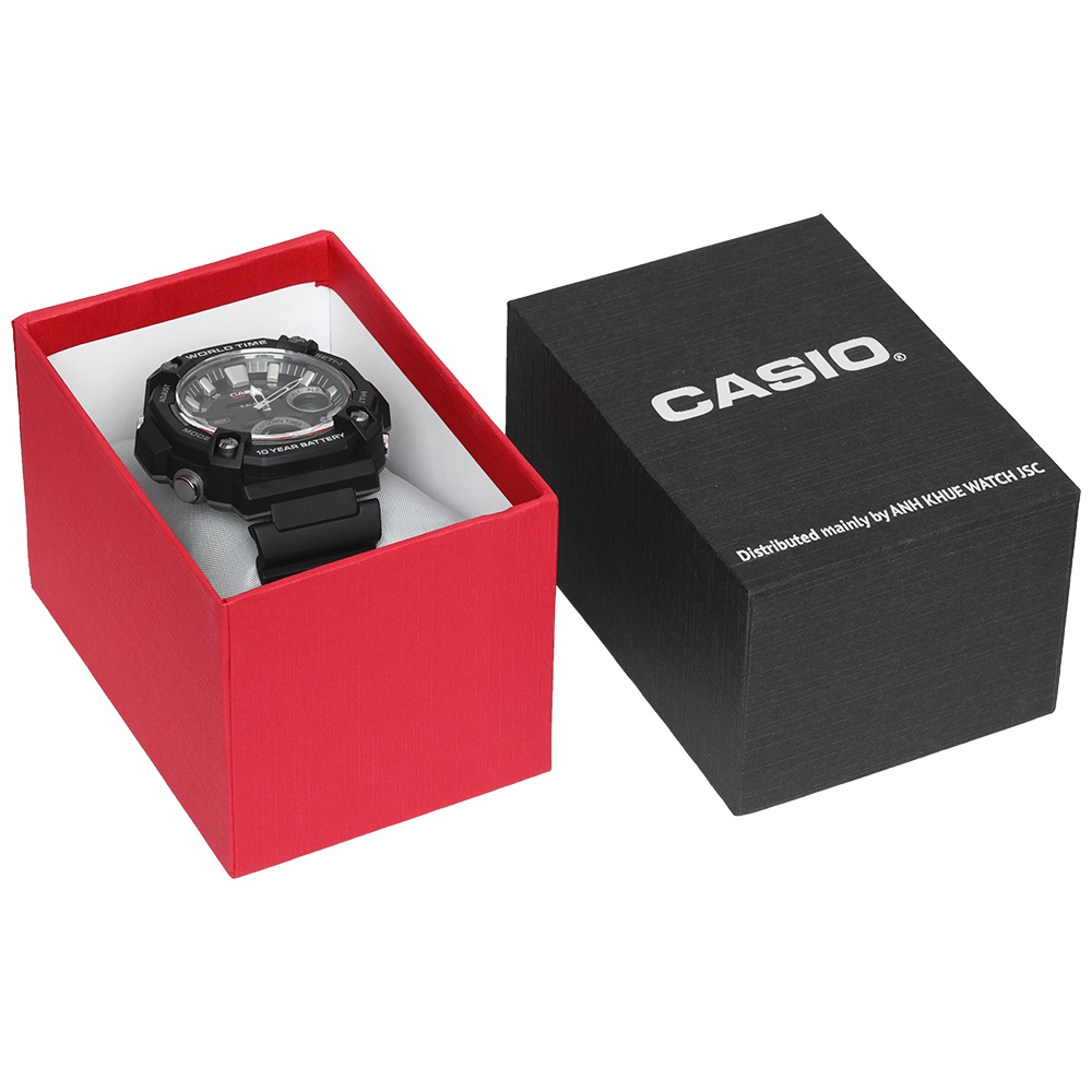 Đồng Hồ Casio | Nam AEQ-120W-1AVDF | Dây Nhựa | Pin 10 Năm | Chống Nước WR100M