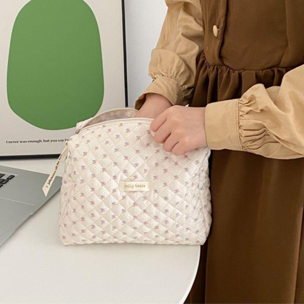 Túi Đựng Đồ Trang Điểm Chất Liệu Cotton Mềm Mại Kích Cỡ Lớn