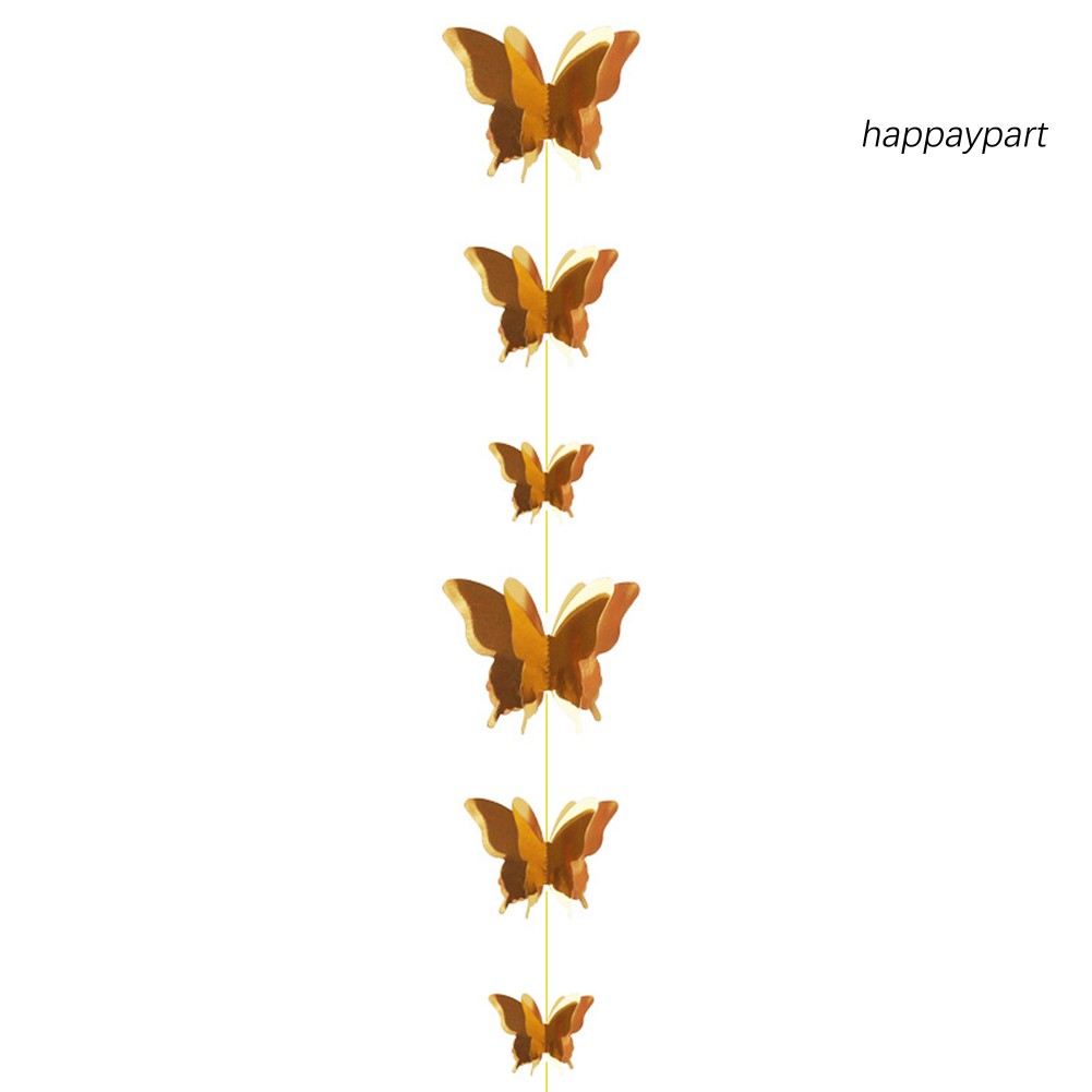 ◇Christmas◇ Nordic Three-dimensional Butterfly Pendant Indoor Outdoor Balcony Party Decor