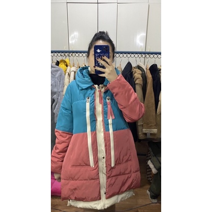Áo HOODIE lông cừu phom rộng dấu quần