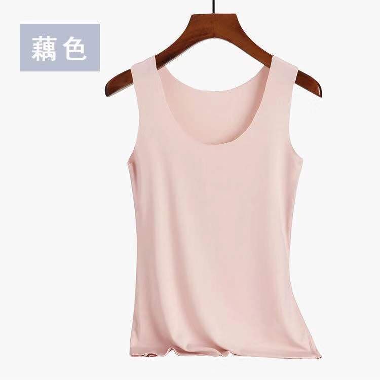 Áo Không Tay Ôm Dáng Màu Sắc Đơn Giản Cho Nữ