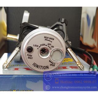 Ô khóa exciter 135 chống đoản Cướp xe Lượm 79