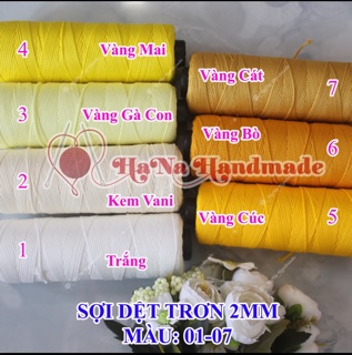 sợi dệt cotton dao nhi