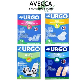 Gói Băng Cá Nhân Cho Bé, Phụ Nữ, Gia Đình Urgo Women, Kid, Family (8 -10 miếng/gói)
