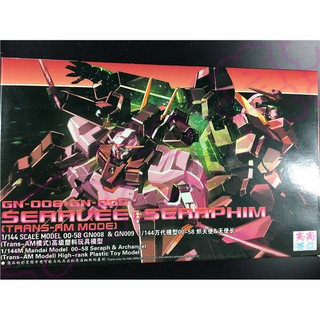 Mô hình lắp ráp hg 1/144 seravee gundam + seraphim gundam trans am tt hongli