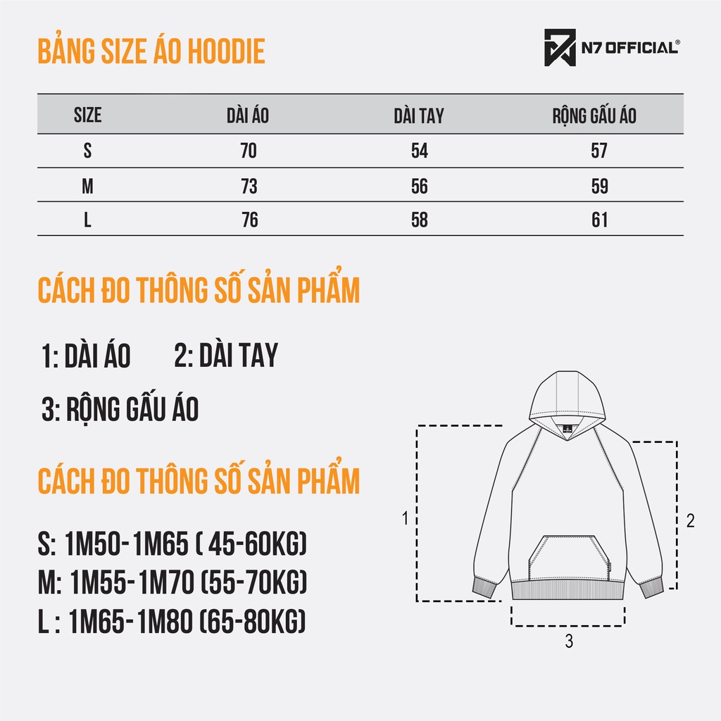 Áo Hoodie nỉ bông N7 SDOW basic nam nữ form rộng thu đông Local Brand