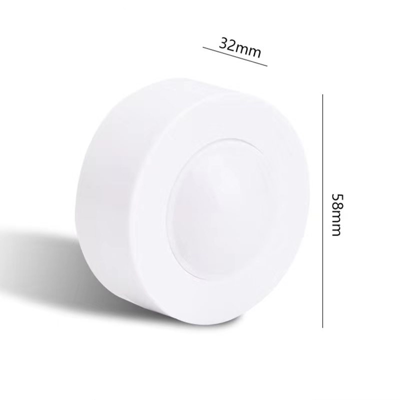 1 Đèn LED Tròn Không Dây Chạy Bằng Pin Tự Dính Trang Trí Nhà Cửa