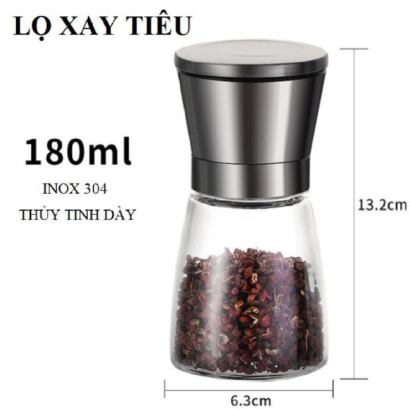 Cối Xay Tiêu Inox Cầm Tay Tiện Lợi