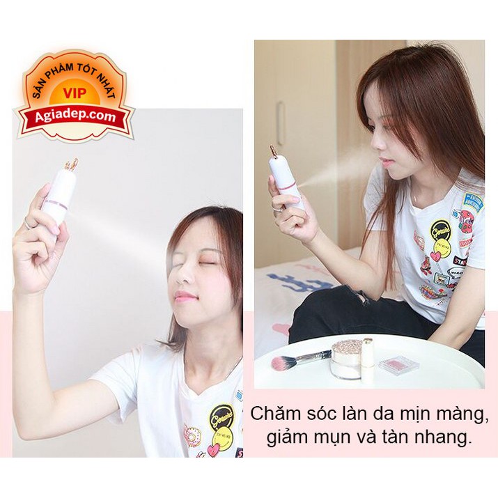 Máy phun sương xông hơi mặt mini - Chăm sóc làn da mịn màng, giảm mụn và tàn nhan (hình con hươu)