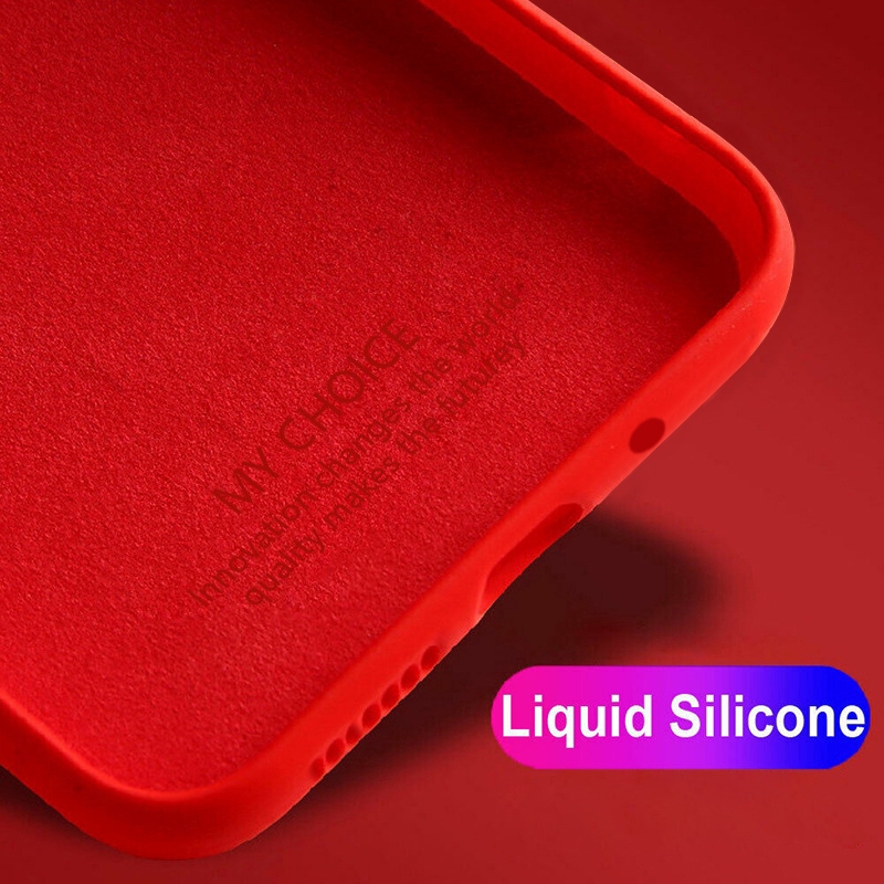 【Ready Stock】Liquid Silicone Soft Case For Samsung Galaxy S20 Ultra Plus A51 A71 Back Cover