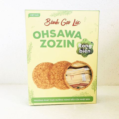 Bánh gạo lức Thực Dưỡng Ohsawa Zozin (chùm ngây mới)
