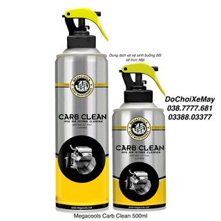 Megacools CarbClean 500ml dung dịch xịt vệ sinh họng xăng