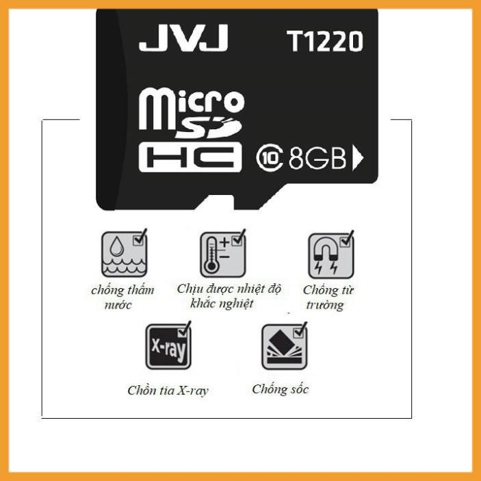 Thẻ nhớ 64GB/32GB/16GB/8GB/4GB JVJ tốc độ cao - Chuyên dụng camera yoosee, camera giám sát class 10 U3, bảo hành 5 năm