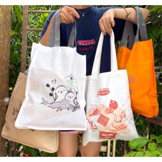 [Thanh lý] TÚI VẢI CANVAS BẢO VỆ MÔI TRƯỜNG DÀY DẶN CHẮC CHẮN ( sản phẩm khuyến mại từ các nhãn hàng )