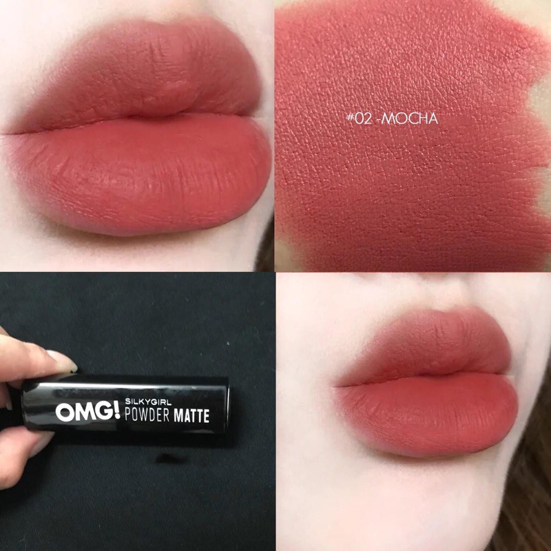 SON LÌ SILKYGIRL OMG POWDER MATTE #02 MOCHA