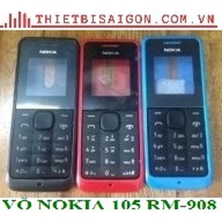 Vỏ phím nokia 105 rm-908 2015 màu đen