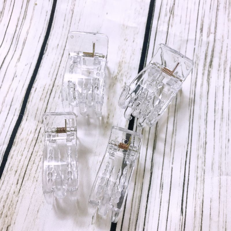 Kẹp càng cua trong veo 3 răng và 5 răng