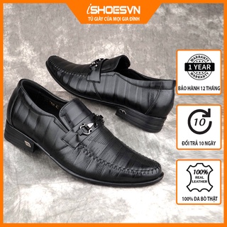 Giày da nam cao cấp ISHOESVN IS195 - Giày lười công sở