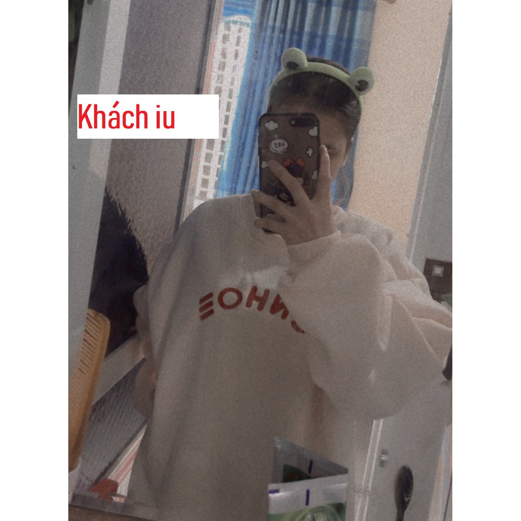 Áo Sweater Nữ Dáng Rộng In Chữ Phong Cách Hàn Quốc Năng Động Cho Nữ, Áo nỉ S54 | BigBuy360 - bigbuy360.vn