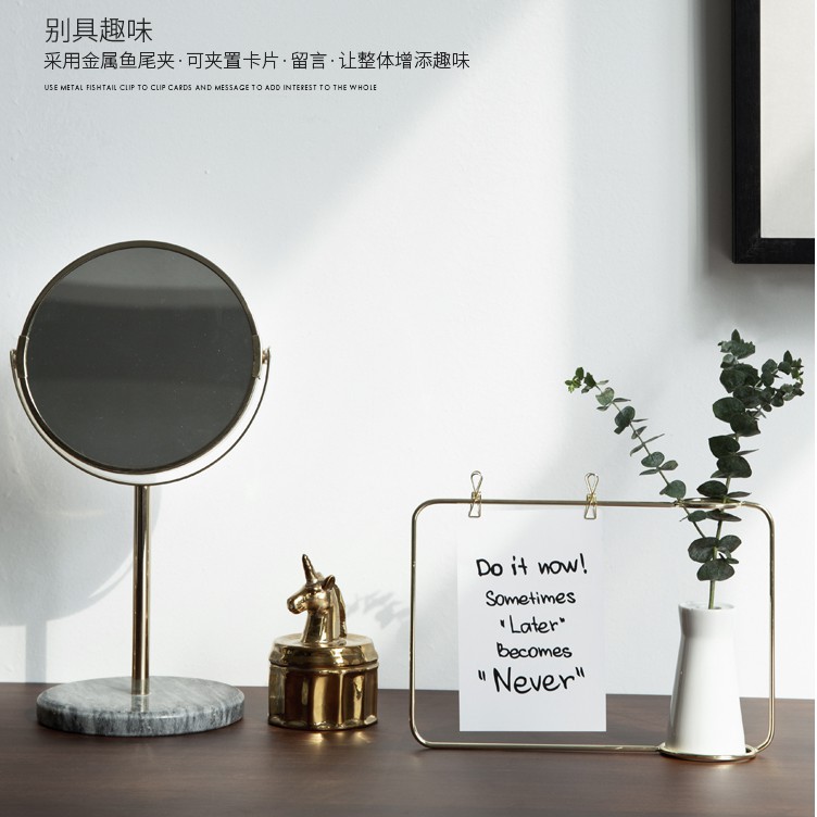 Giá Đỡ Chậu Hoa Kẹp Ảnh Bằng Sắt Phong Cách Bắc Âu
