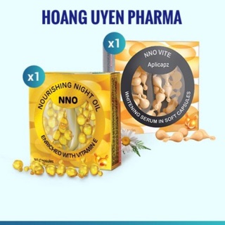 Serum dưỡng ẩm và dưỡng trắng NNO & NNO Vite - Hộp 30 viên