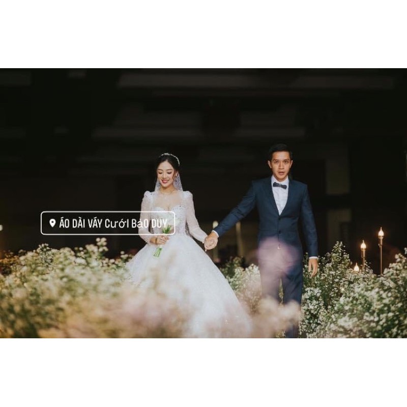 Lúp cô dâu kim tuyến phát sáng