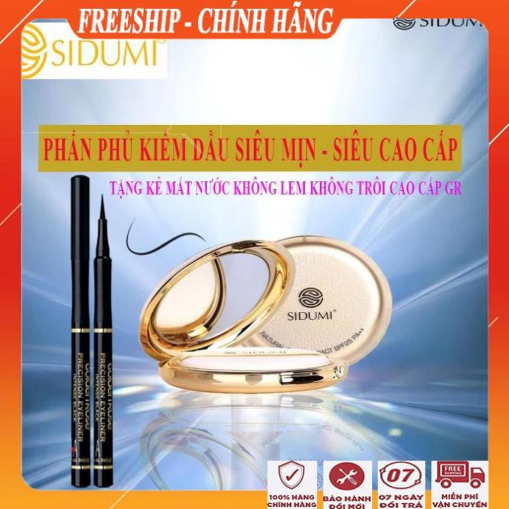 [ FreeShip - HÀNG CHÍNH HÃNG ] Phấn phủ kiềm dầu siêu mịn, siêu đẹp, siêu cao cấp/ Phấn phủ tốt sidumi hàn quốc