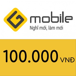 Mã thẻ điện thoại Gmobile 100K