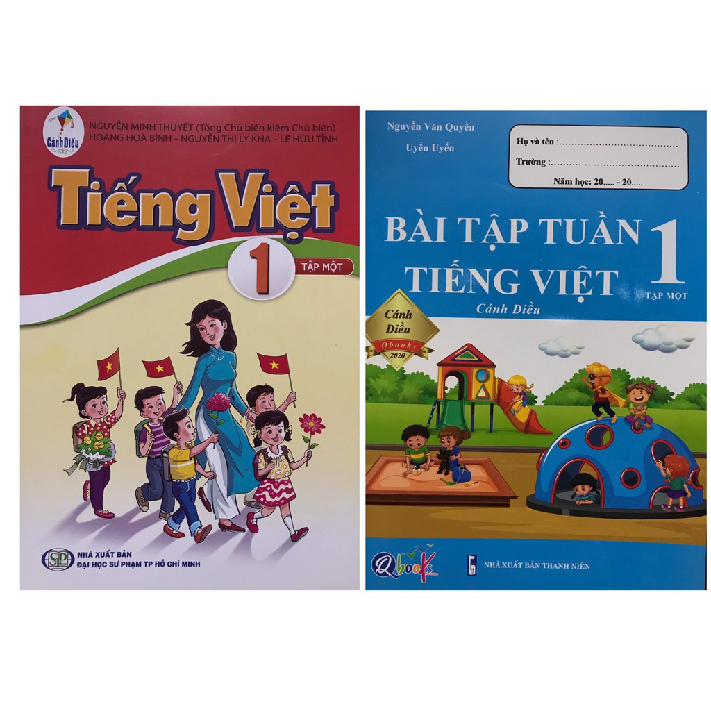 Sách - Combo Tiếng việt lớp 1 tập 1 + Bài tập tuần tiếng việt lớp 1 tập 1