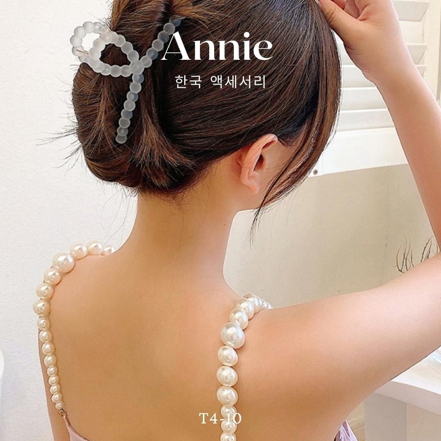 Kẹp tóc càng cua trong suốt cở lớn phong cách Hàn Quốc nhiều màu ANNIE