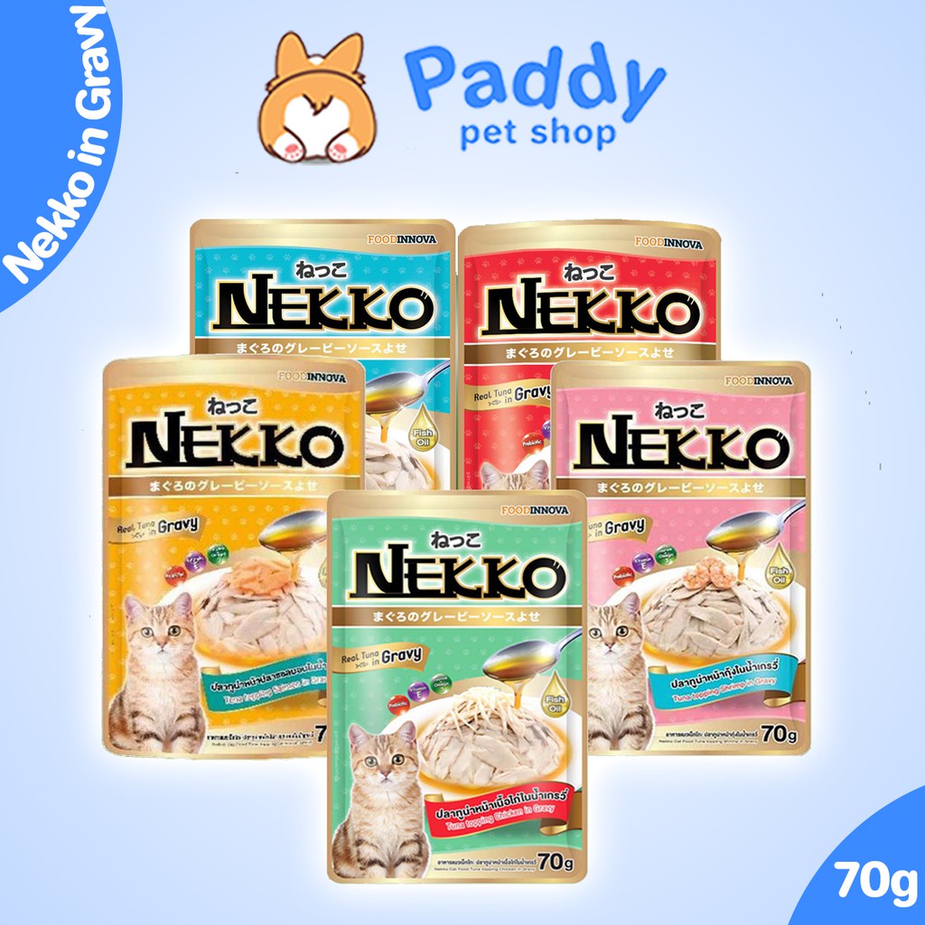 Pate Nekko Sốt Gravy Cho Mèo Mọi Lứa Tuổi