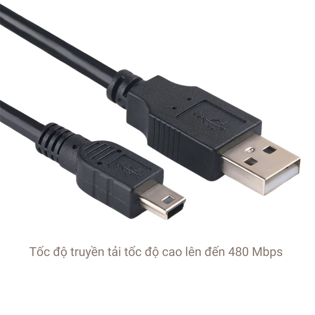 Cáp sạc chân vuông truyền dữ liệu nhanh đầu USB_A sang USB_B