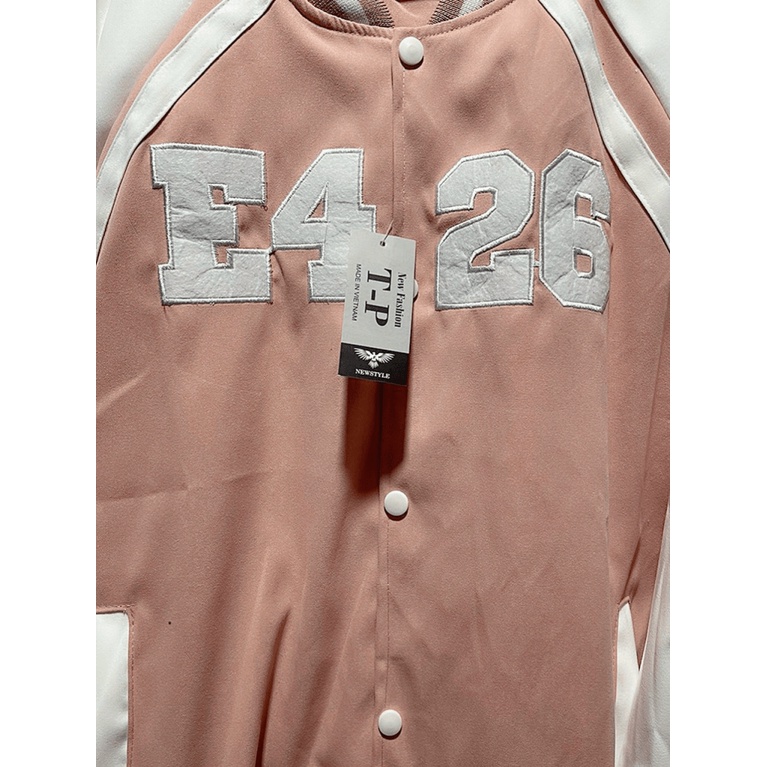 Áo Khoác Da Lộn Nữ E426 Chất Da Lộn 2 Lớp Logo Thêu Phong Cách Mới Lạ Trả Trung Form Chuẩn Che Nắng, Chắn Gió Mặc Thoải