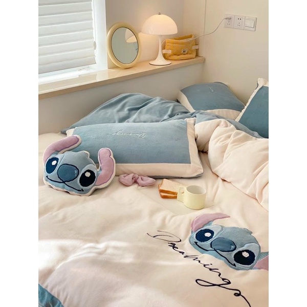 Set ga nỉ nhung Disney IGUN BEDDING chất nỉ nhung mềm mịn
