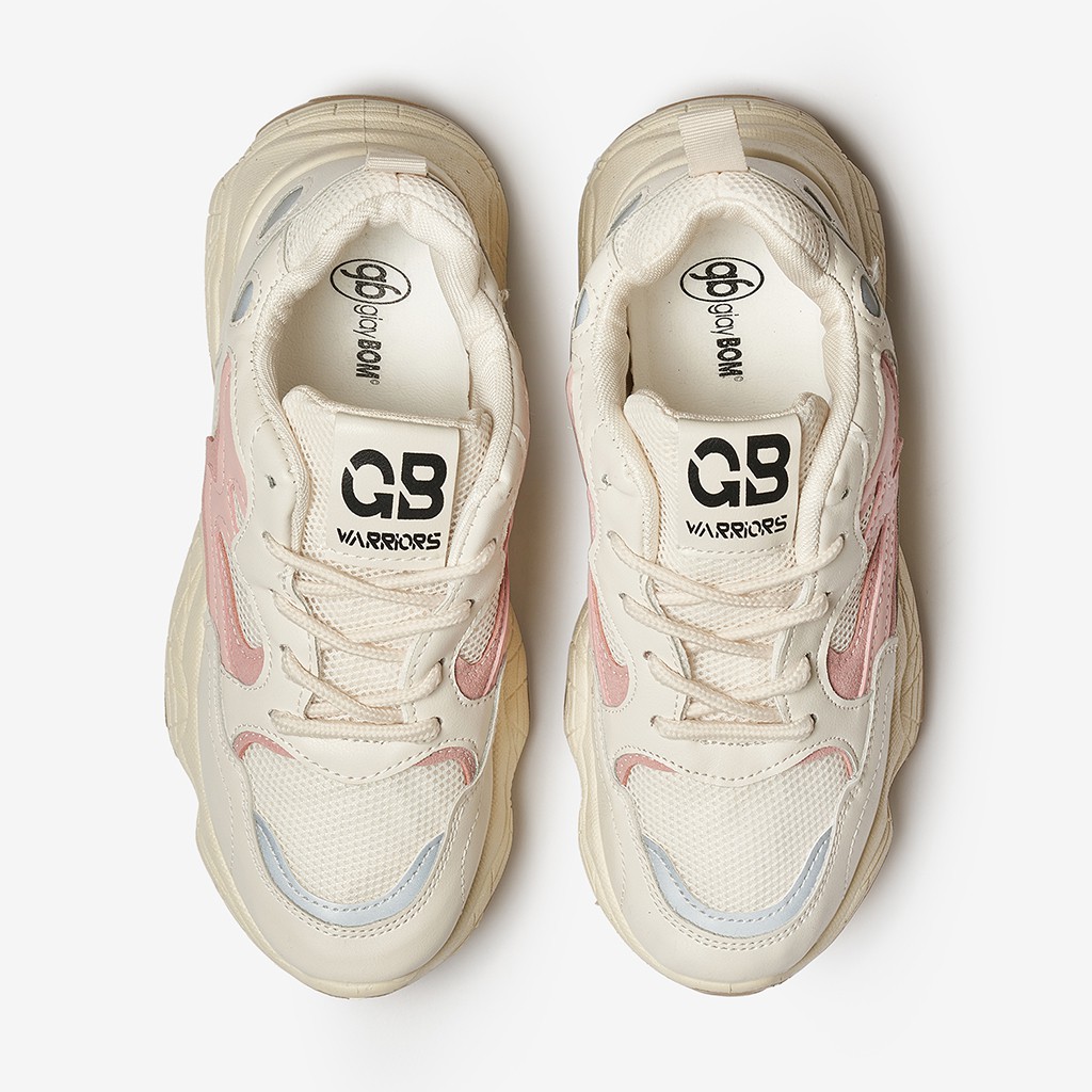 Giày Thể Thao Nữ giayBOM Phản Quang Đế Cao 4 cm Da Phối Vải Cá Tính B926 | BigBuy360 - bigbuy360.vn