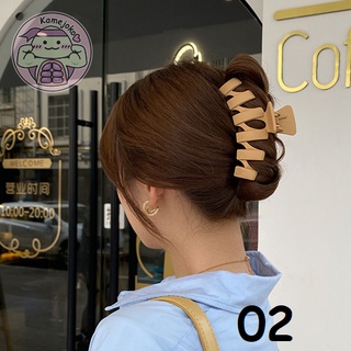 Kẹp tóc, cặp tóc ngoạm nhựa kiểu dáng basic