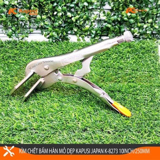 Kìm chết bấm hàn mỏ dẹp kapusi japan k-8273 10inch/250mm