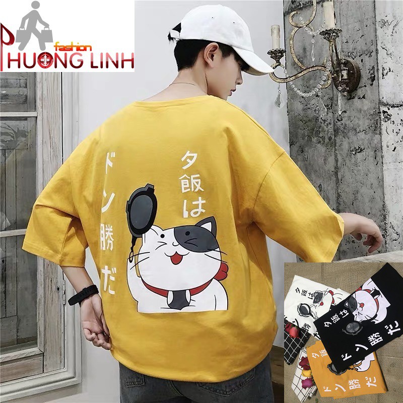 [Có video] Áo thun nam hình con mèo thần tài - Thời Trang Phương Ling - 17062020546 | BigBuy360 - bigbuy360.vn
