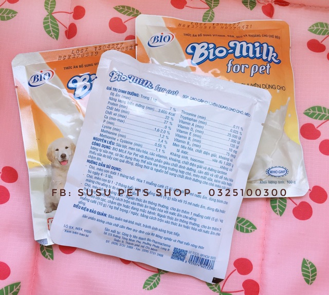 Sữa BIO-MILK cho chó mèo