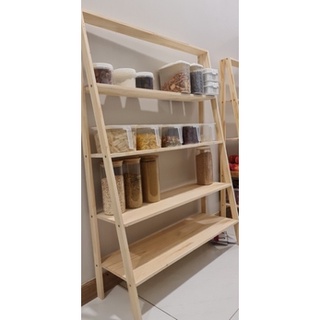 Kệ Sách, Kệ Gỗ 4 Tầng Hình Chữ A Trang Trí Lắp Ghép Dễ Dàng