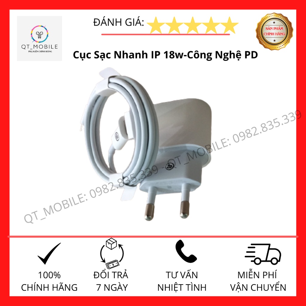 Cục sạc IPhone 11 Pro Max tương thích với IPhone 6/6plus, 7/7Plus, 8/8Plus, X, XS, XR, XSM, ProMax