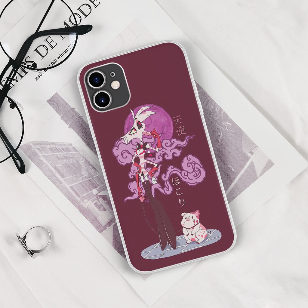 Ốp điện thoại Angel Dust Pet Hazbin Hotel  Mr.Simple dành cho Iphone 6 7 8 Plus 11 12 13 PRO  LAK0000481