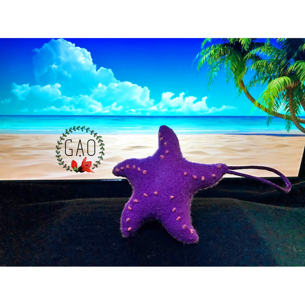 Móc khoá, treo nôi Sao biển - handmade siêu cute