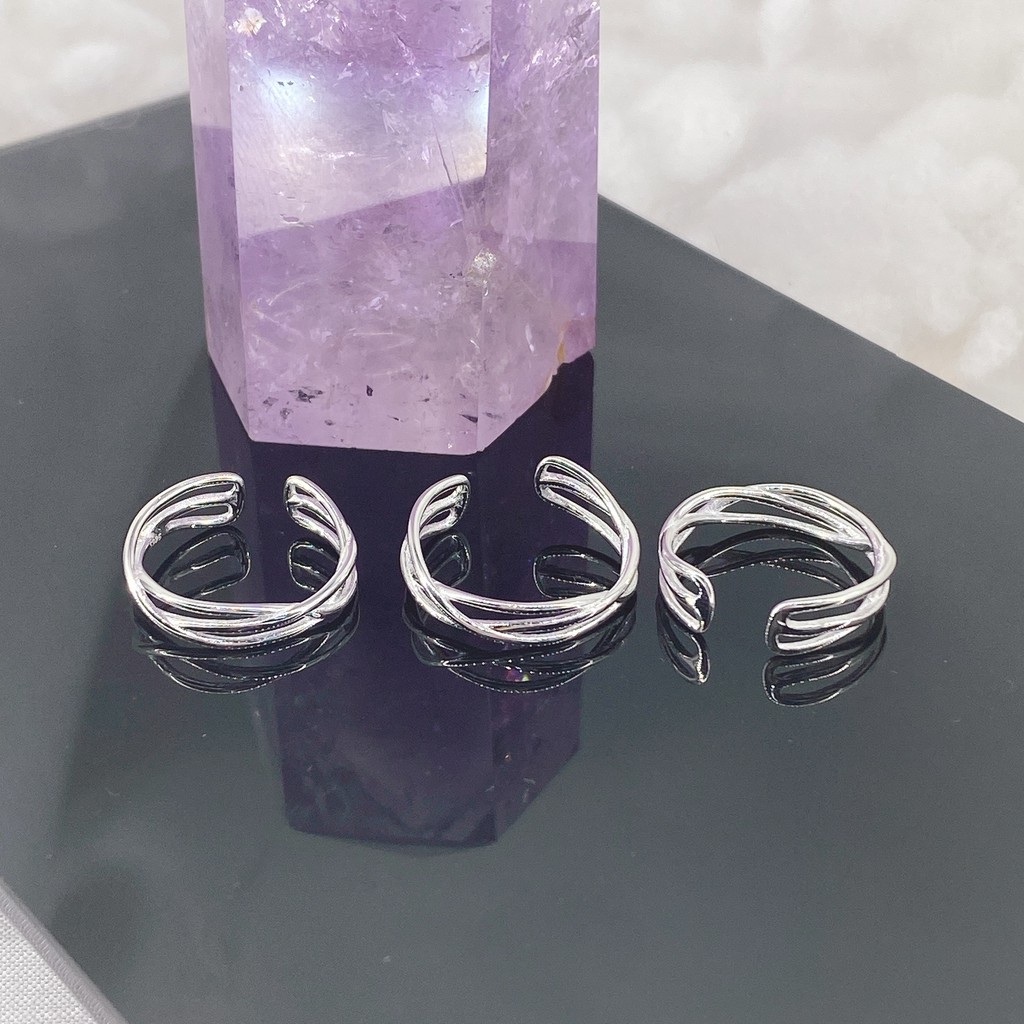 Nhẫn Ngón Út Bạc 925 Silver Braid Ddreamer 1970NT