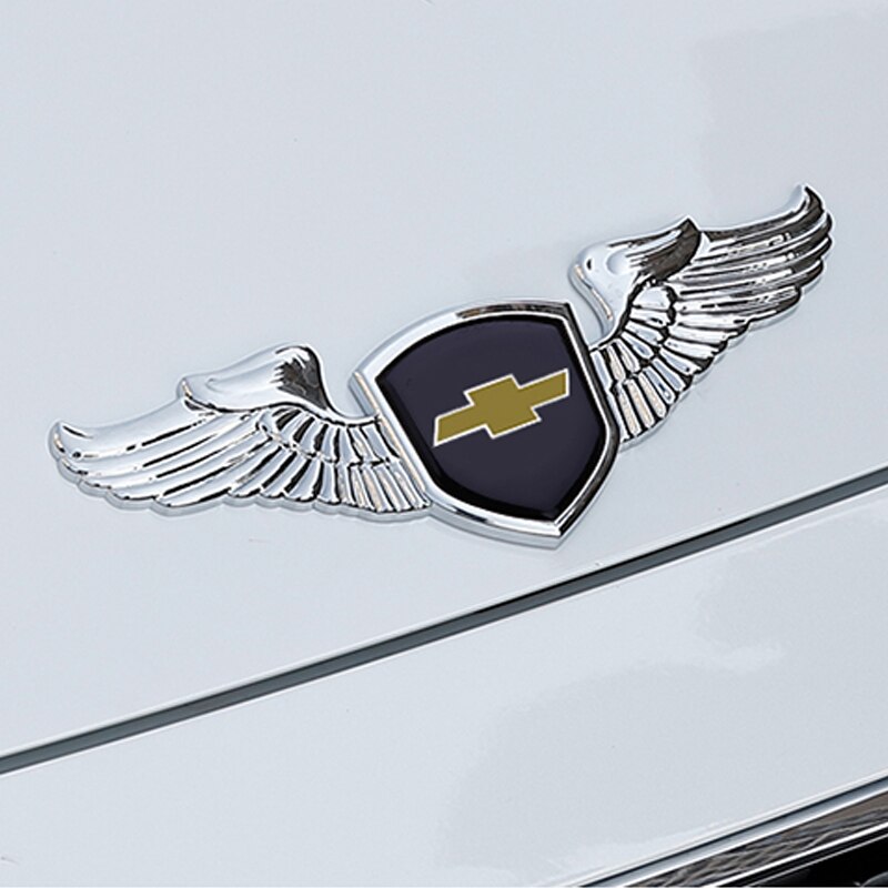 Miếng Dán Logo Kim Loại Cho Xe Chevrolet Aveo Cruze Malibu Trax