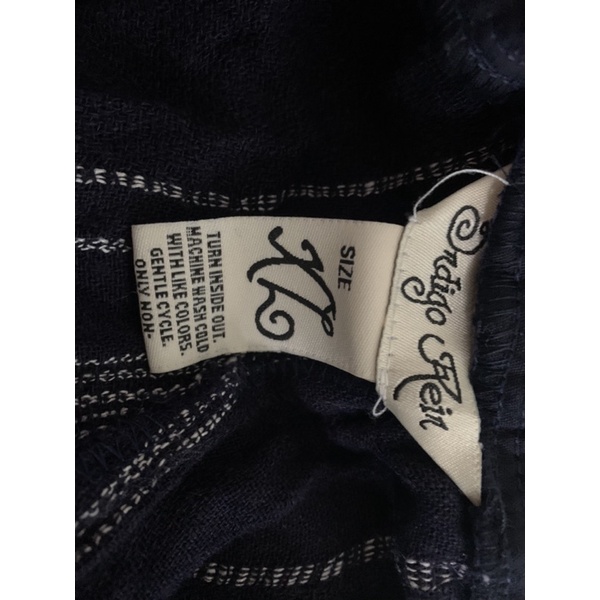 JUM INDIGO REIN LINEN BIGSIZE OUTLET SALE