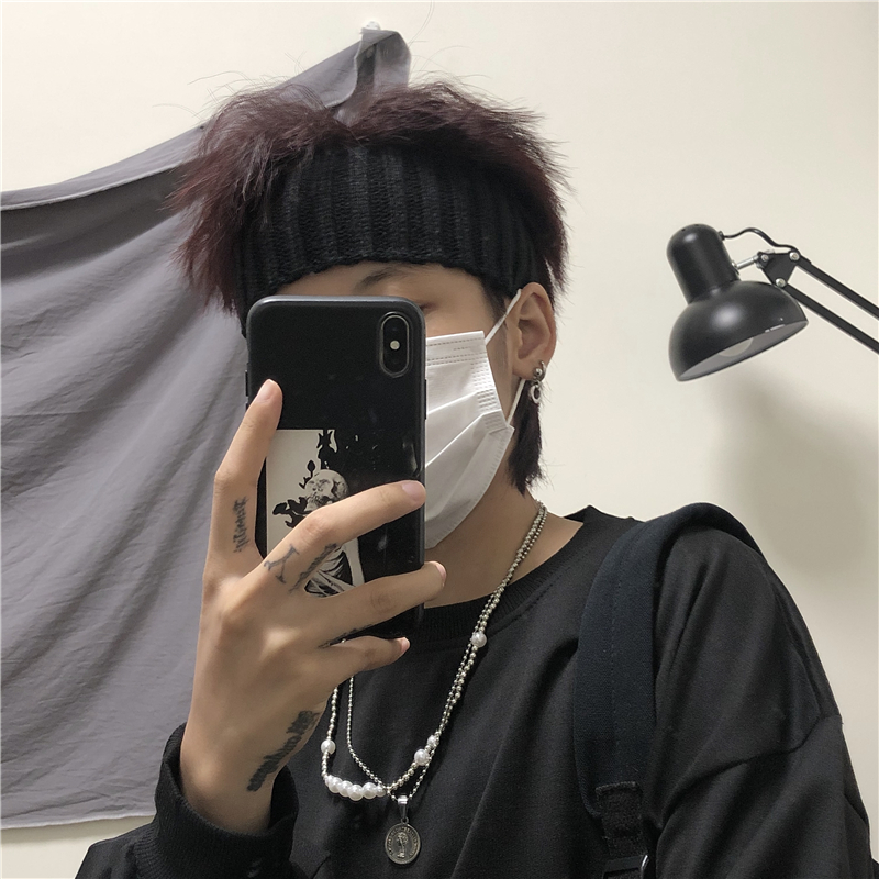 Băng đô len dệt kim phong cách Hàn Quốc Harajuku cá tính dễ phối đồ 222321